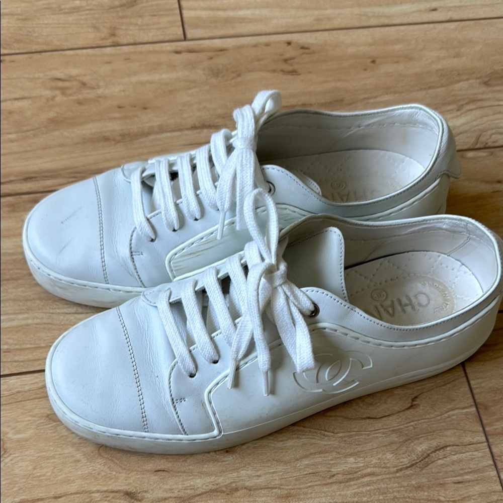 Chanel White Sneakers For Women